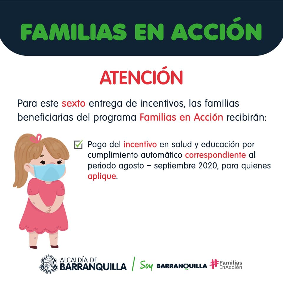 pagos familias en acción Barranquilla