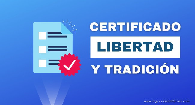 Cómo descargar certificado de libertad y tradición